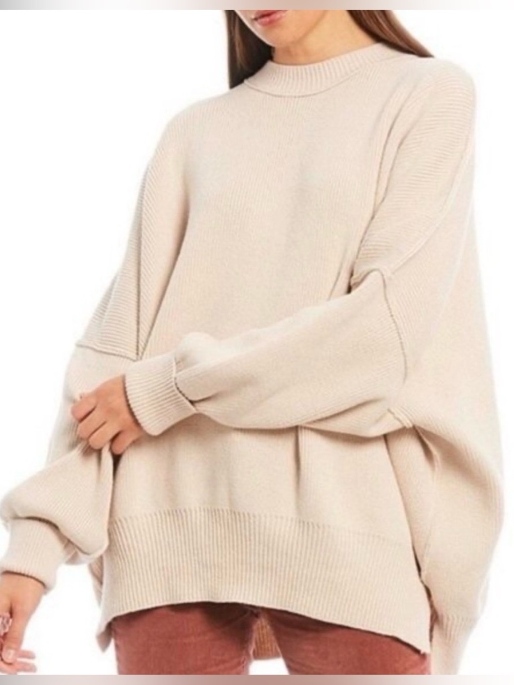 FREE PEOPLE Over-Sized Knit Sweater